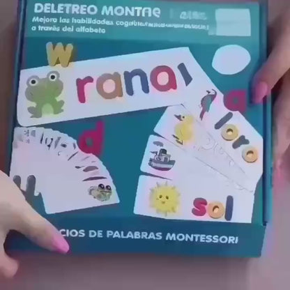 Taveni® Montessori Yazı Yazmayı Öğreniyorum Seti | 3+ Yaş Eğitici Ahşap Harf Öğrenme Oyuncağı